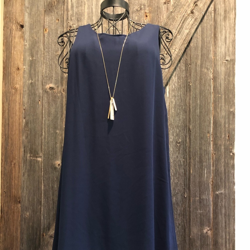 Navy blue dress